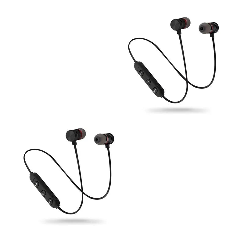 1/2/3/4pcs Bluetooth Earphone Sports Neckband Magnetic Wireless Earphones Stereo Earbuds Music Headphones With Mic For Xiaomi