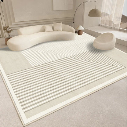 Minimalism Style Carpet Living Room Decoration Fluffy Soft Rugs for Bedroom Abstract Large Plush Rug Home Thickened Floor Mat