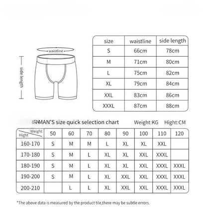 ETHIKA 5Pcs Men Underwear Breathable Mesh Crotch Man Swimming Underpants Plus Size L-3XL Mens Panties Sexy Men's Boxershorts