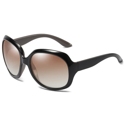 Polarized Women Sunglasses Oversized Anti Reflective UV400 Fashionable Simple Sports Style Drive