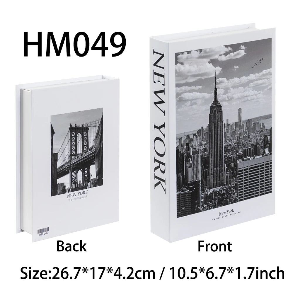 Luxury Fake Books Home Decoration Accessories for Living Room Fashion Fake Book Storage Box Simple Nordic Coffee Table Books