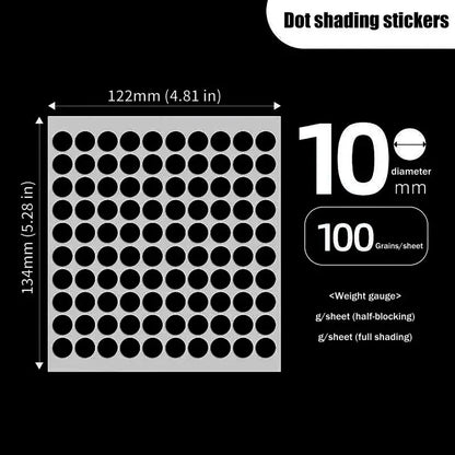 100pcs Black Light-Blocking Stickers For VR Glasses AI Intelligent Glasser Record Video Shading Sticker Privacy Stickers