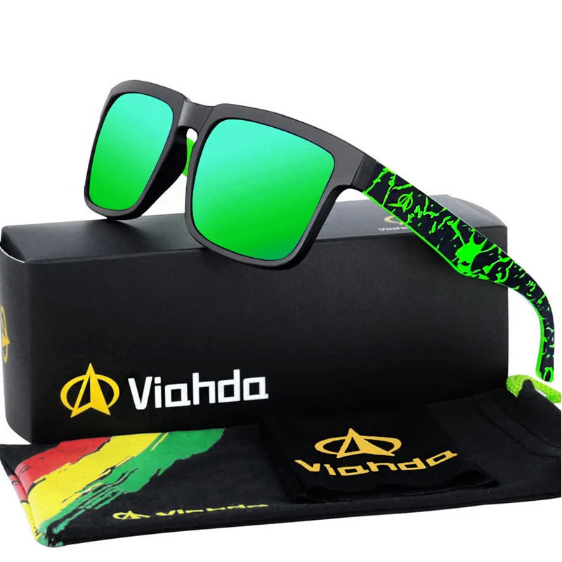 VIAHDA Cycling Sunglasses Eye Protector Anti Radiation Lens Outdoor Sport Goggle Clear Protection Windproof Glasses