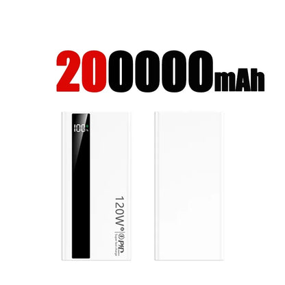 Lenovo 1000000mAh Large Capacity 120W Fast Charging Digital Display Outdoor Power Supply 2026 for Huawei iPhone