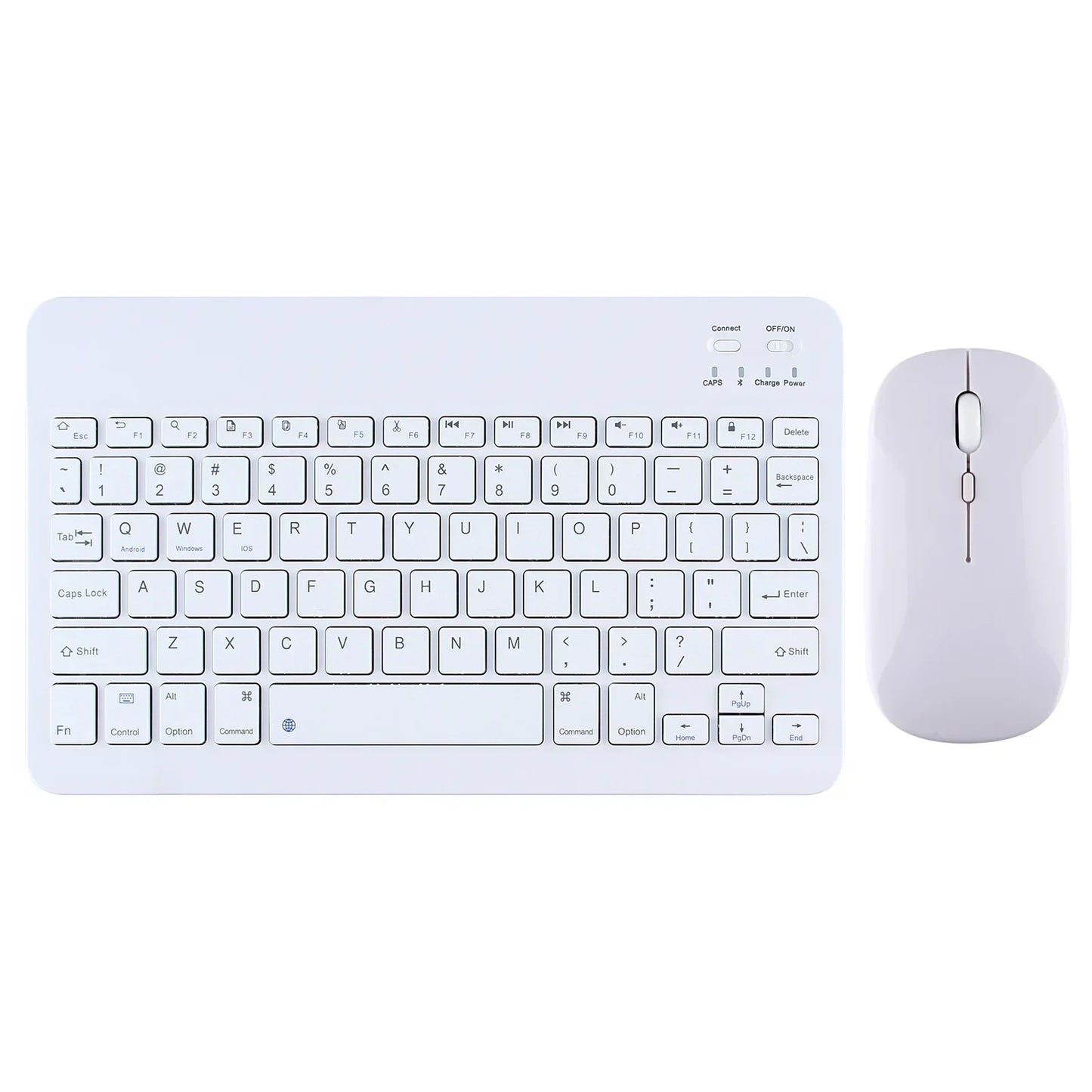 2026 New 10 inch For iPad Pro 11 Bluetooth Wireless Keyboard and Mouse English Hebrew For Android IOS Windows Phone Tablet