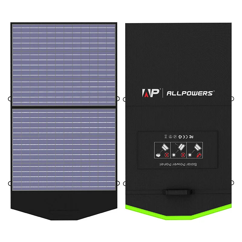 18V100W Portable Solar Charger Solar Charging Panel, Solar Folding Pack