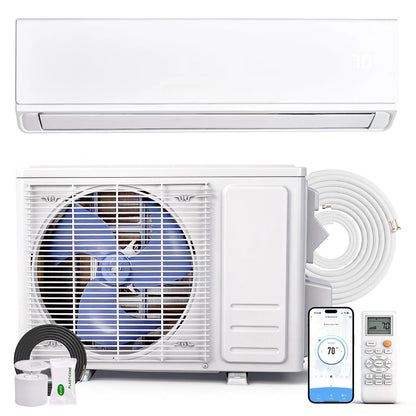 12000BTU Mini Split Air Conditioner & Heater, Wall Mounted AC Unit, Customized