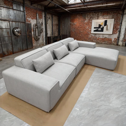 Comfortable Corner Luxury Boneless Couch Lazy Couches Hotel Modern Compressed Sofa Loveseat Salon Gray Couch Sofa Furniture