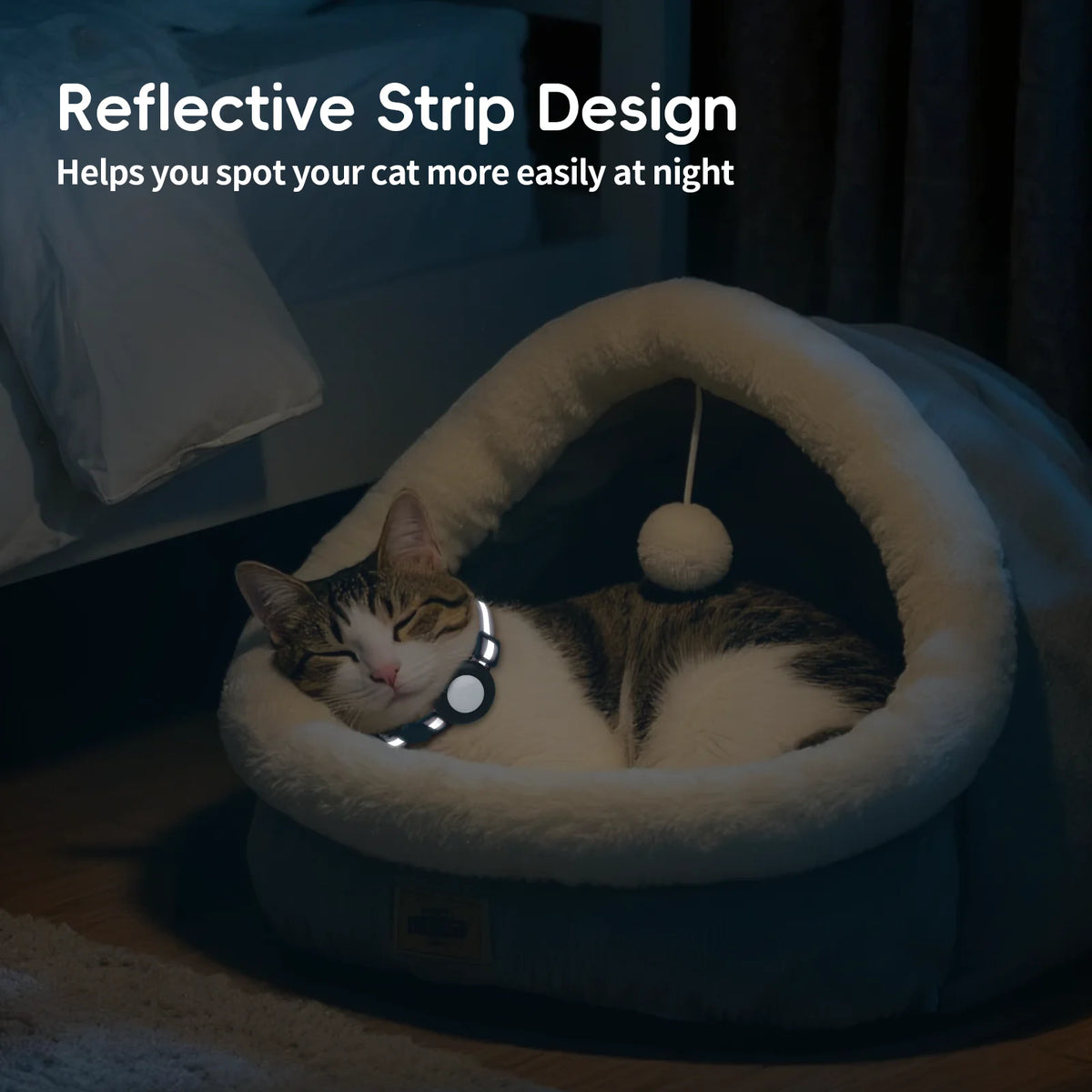 Adjustable Pet Collar Gps Tracker for Apple Find My IOS Finder Location Tracker Kits Pet Supplies Cat Pet Electronic Devices