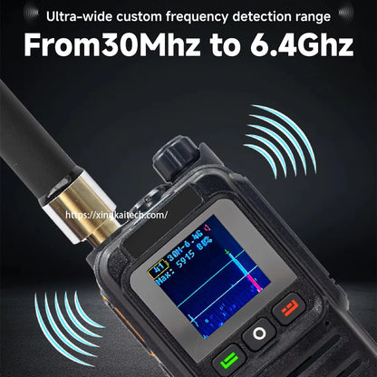 1-2km Drone Warning Equipment with 30-6400MHz Broadband Detection Supporting FPV Drone for DJI Road Communication