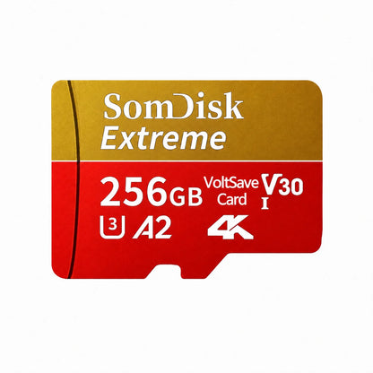Durable Micro TF/SD Card 64GB 128GB 256GB 512GB Fast Transfer SD Memory Card USB Flash Memory Card for Mobile Phones/PC/Laptop