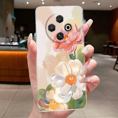 For Tecno Spark 30C Case kl5 kl5n Aesthetic Butterfly Flower Clear Soft Silicone Back Cover Techno Spark 30C Phone Case k15 k15n