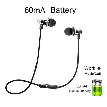Magnetic Neckband Wireless Earphones Lightweight Neckband Earbuds Sweatproof Outdoor Exercise For Gym Workout Travel Accessories