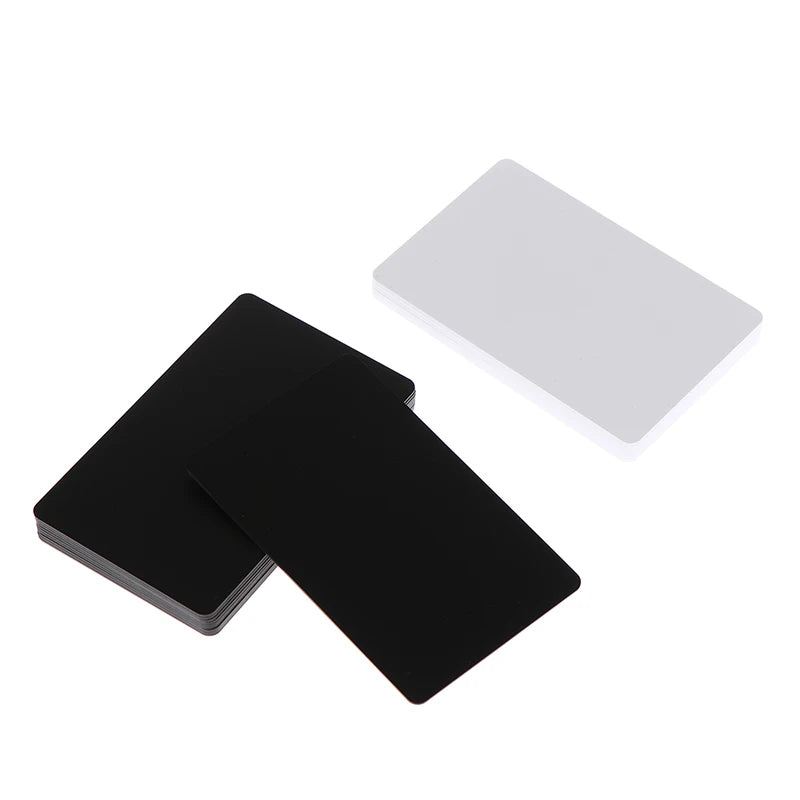 NFC215 Black White Cards Rewritable NFC NT-AG215 PVC Cards Blank Easy Convenient Programmable NFC Business Card