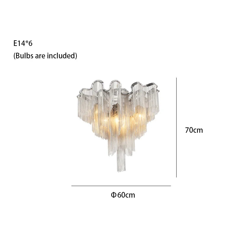 Luxury Tassels Led Pendant Lights New Gold Lustres Hanging Lamps For Ceiling Modern Decoration Home Decor For Bedroom Chandelier