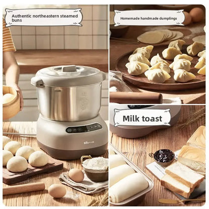 Automatic Dough Kneader Machine, Large Capacity Home Flour Mixer with Fermentation, Heavy Duty Stable Non-Shake Body