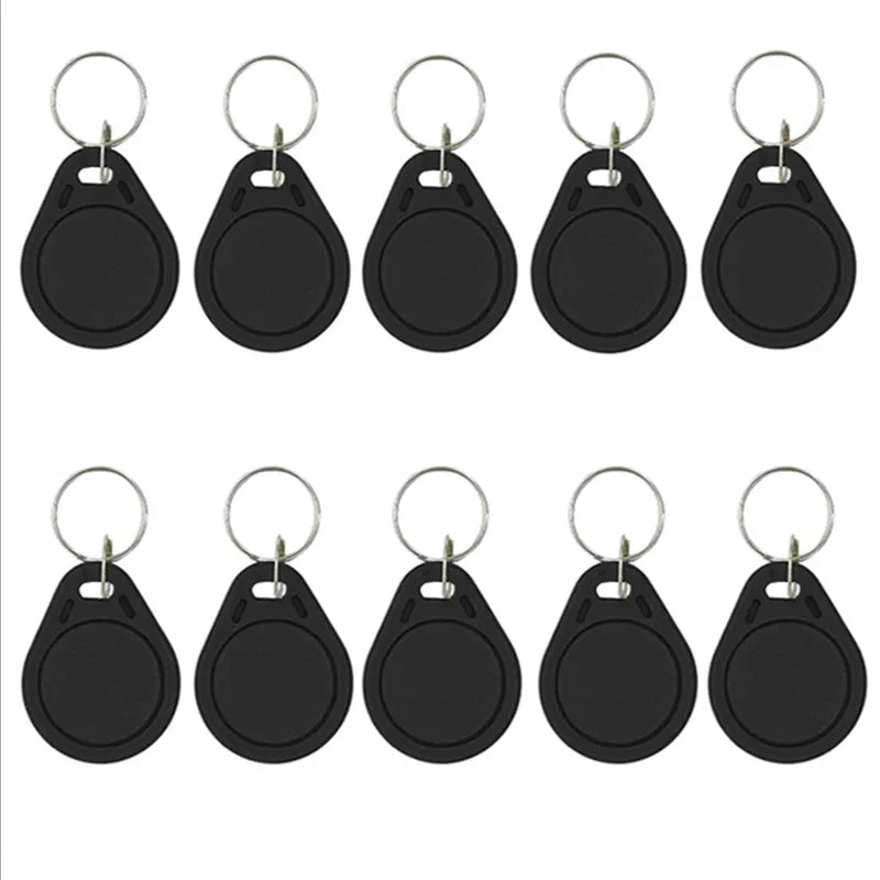5YOA 5/10pcs RFID 13.56mhz Smart Chip Keychain Ic Rewritable Label Waterproof Copy Card Badge Uid Token Tag Clone Duplicator