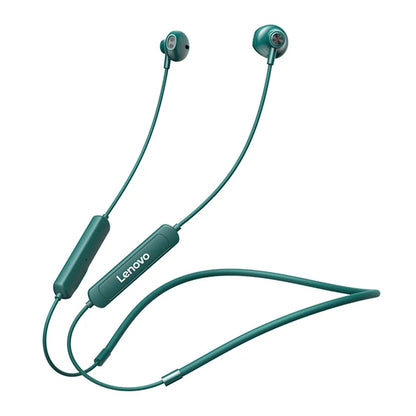 Lenovo Thinkplus SH1 Earphone Bluetooth Wireless Chip HIFI Sound Quality IPX5 Waterproof Sports Headset Magnetic Neckband Earbud