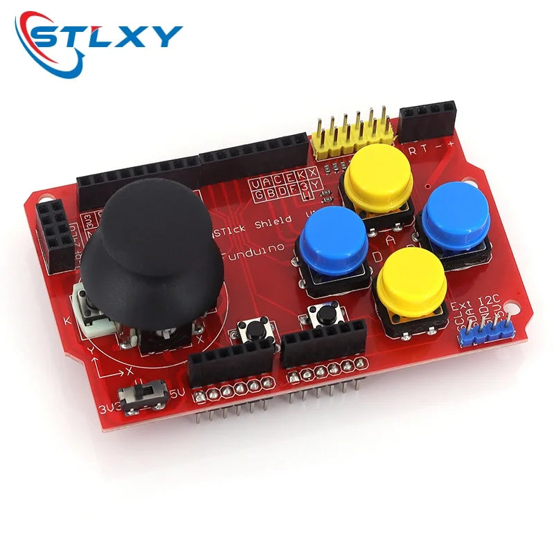 Stlxy JoyStick Shield game joystick extension board for arduino simulates keyboard and mouse functions