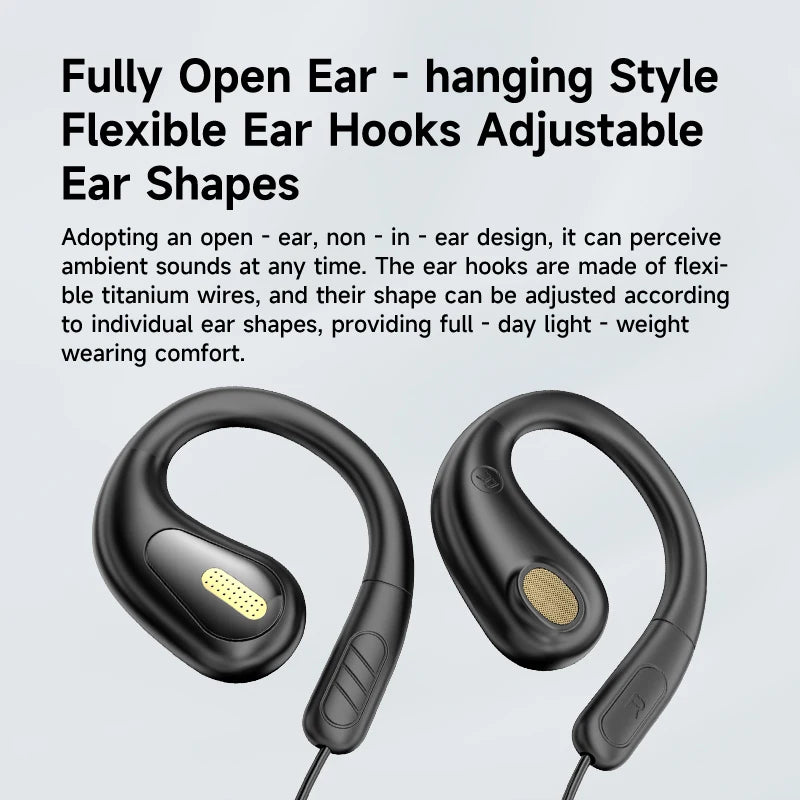 YX2 Clip-on Wired Control Type C&3.5mm Headphones 9D Surround Sound Bass Earbuds Sports Gaming Headset ENC Earphones For Samsung