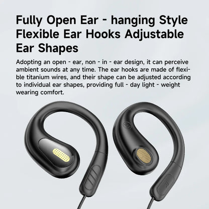 YX2 Clip-on Wired Control Type C&3.5mm Headphones 9D Surround Sound Bass Earbuds Sports Gaming Headset ENC Earphones For Samsung