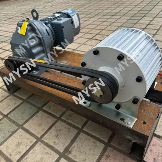 10KW 20KW 30KW Low Speed Permanent Magnet Generator 48V 220V 380V 3 Phase AC Alternator 300 RPM Motor Drive Water Wind Turbine