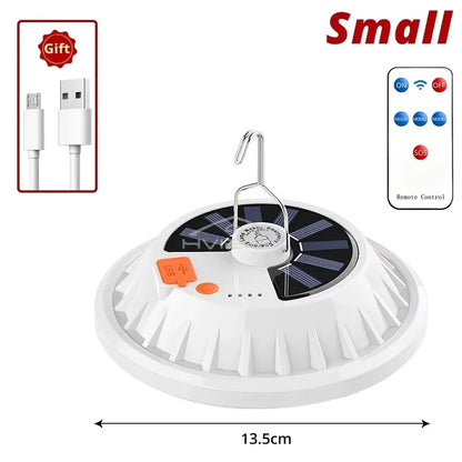 Portable Camping Light Power Bank LED Camping Lanterns With Remote Control Waterproof Outdoor Tent Light Rechargeable Flashlight