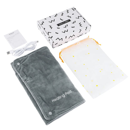 Winter Graphene Heating Flannel Winter Thermal Hand Feet Warmer Pad USB Electric Hand Warmer Foot Warmer Heater Foot Warming Mat