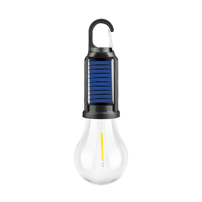 New Solar Powered Charging Camping Lamp Atmosphere Lamp Multifunctional Handheld Tungsten Filament Lamp Outdoor Retro Camping