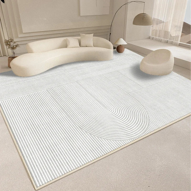 Minimalism Style Carpet Living Room Decoration Fluffy Soft Rugs for Bedroom Abstract Large Plush Rug Home Thickened Floor Mat