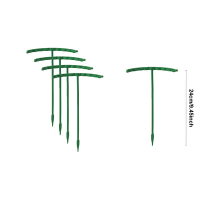 4/8PCS Plastic Plant Support Stakes, Garden Plant Stem Support Rods, Flower Vine Holder for Greenhouse, Potted Plants, Gardening