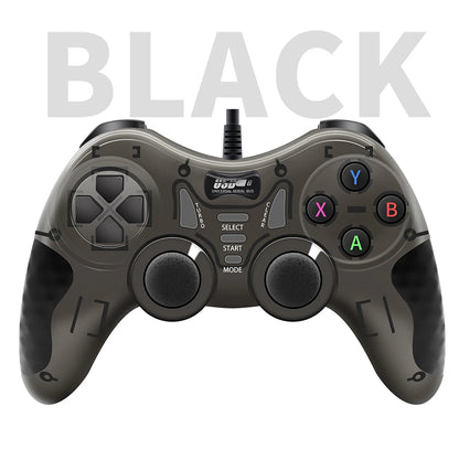 Wired Game Controller With 360° 3D Joystick For PS3/PS2/PS1/Steam/Game Console/TV/Laptop Gamepad With Vibration &Turbo Function