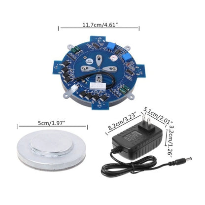 Float Board DIY Movement 500g with LED Light Levitation Coil Module Board with 4pcs Screw Holes