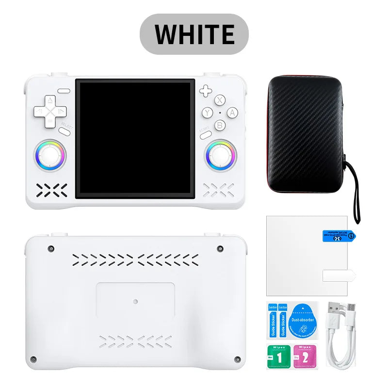 Upgraded XF40H Handheld Game Console Retro Gaming Console Preloaded Classic Games 4.0 Inch 4K HD IPS Screen Open Source Linux