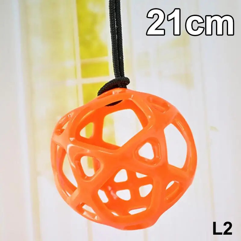 Hanging Hay Feeder Chew Resistant Horse Goat Sheep Toy Ball Stress Relief Outdoor Feeding