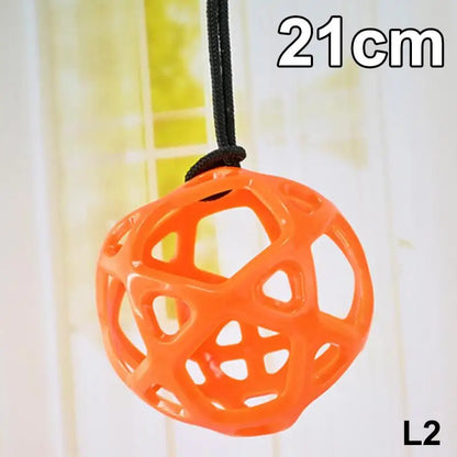Hanging Hay Feeder Chew Resistant Horse Goat Sheep Toy Ball Stress Relief Outdoor Feeding
