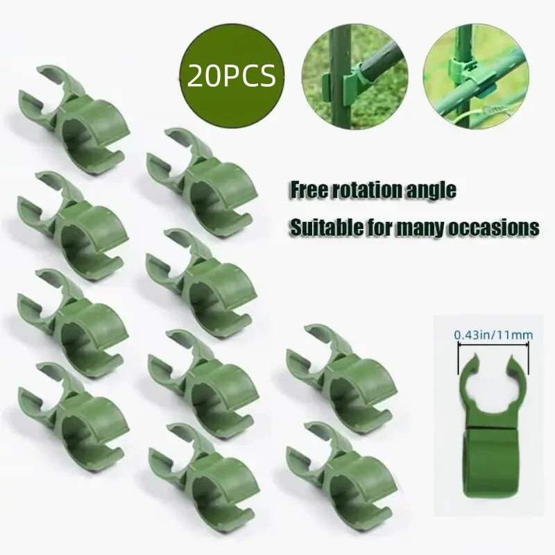 20-Pack Cucumber Tomato Plant Support Sticks Home Gardening Climbing Frame Multifunctional Vegetable Garden Trellis Pole