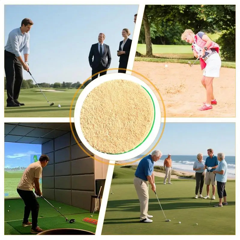 Golf Bunker Practice Mat Golf Chipping Mat Sports Chipping Training Simulator For Backyard Indoor Living Room Outdoor Yard