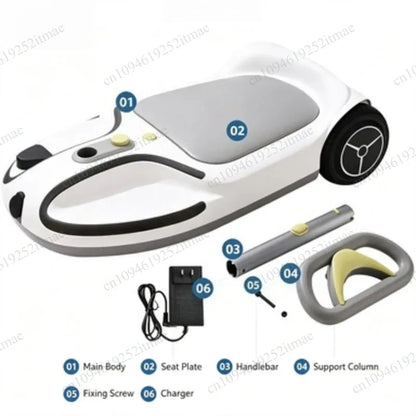 Portable Rechargeable Electric Hover Kart, Anti‑Rollover Ride‑On Scooter for Kids & Adults Outdoor Entertainment