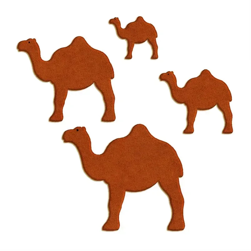 Four Specifications Cartoon Desert Animal,Single-humped Camel,Plastic Molds,Cake Fondant Tools,Cookie Sushi and Fruits Cutters