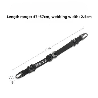 Outdoor Camping Multifunctional Hanging Strap Tactical Molle Storage Bag Shoulder Strap Durable Carabiner Clips for TravelHiking