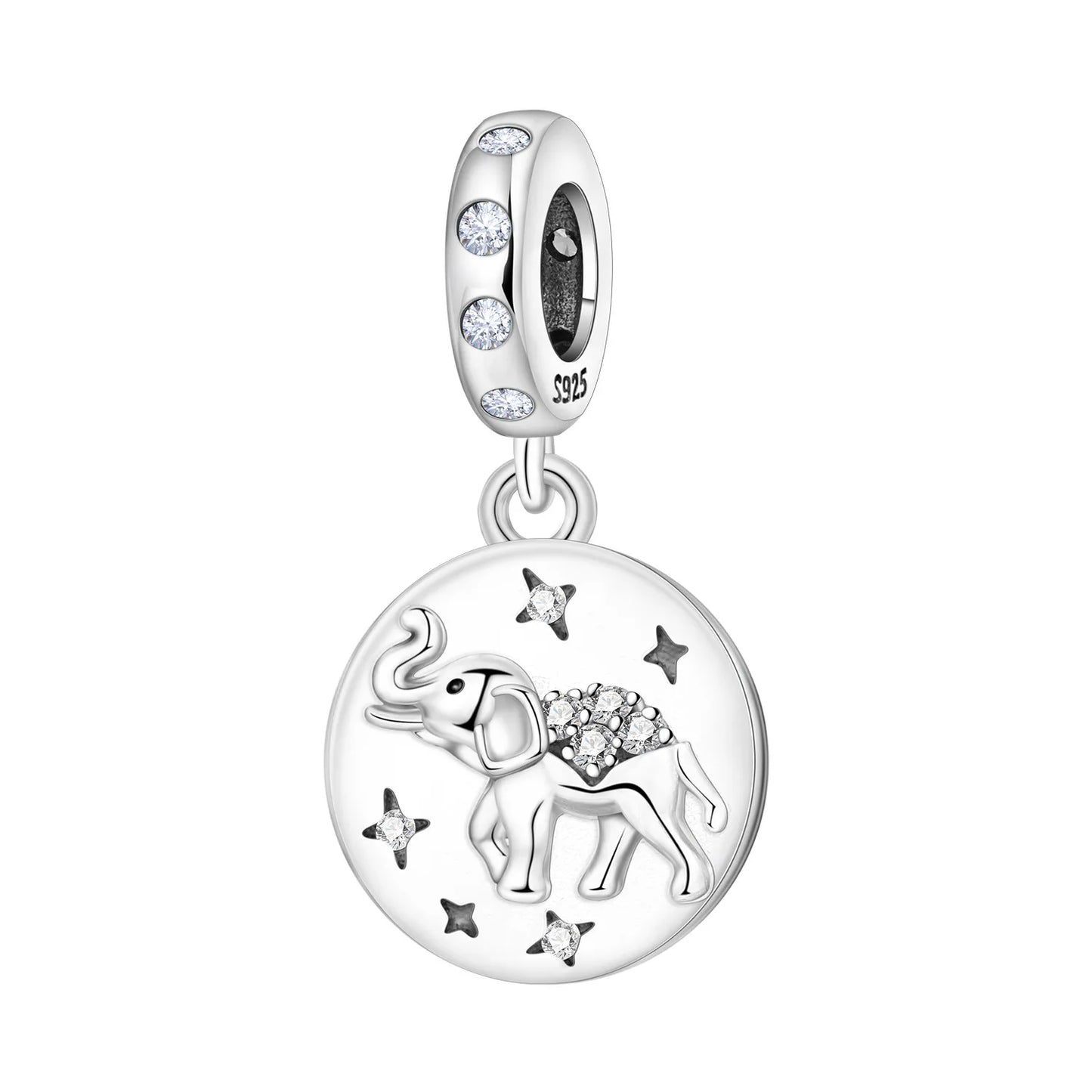 Hot Sale 925 Sterling Silver Dog Cat Cute Pet Animals Pendant Birthday Party Gift for Women Bangle Bracelet Necklace DIY Jewelry