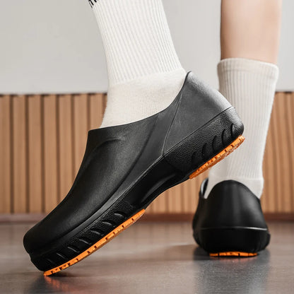 Four Seasons Anti-Slip Chef Shoes Workwear for KFC Restaurant Kitchen Hotel Oil Resistant Waterproof Cross-Border Work Shoes