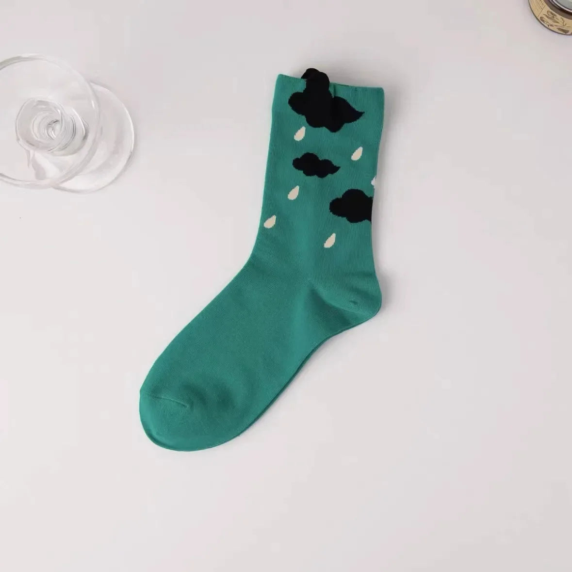 New Women Socks Korean Style Flower Trend Casual Cotton Socks Girls Frilly Ruffle Cute Sweet Breathable Kawaii Crew Socks Girls