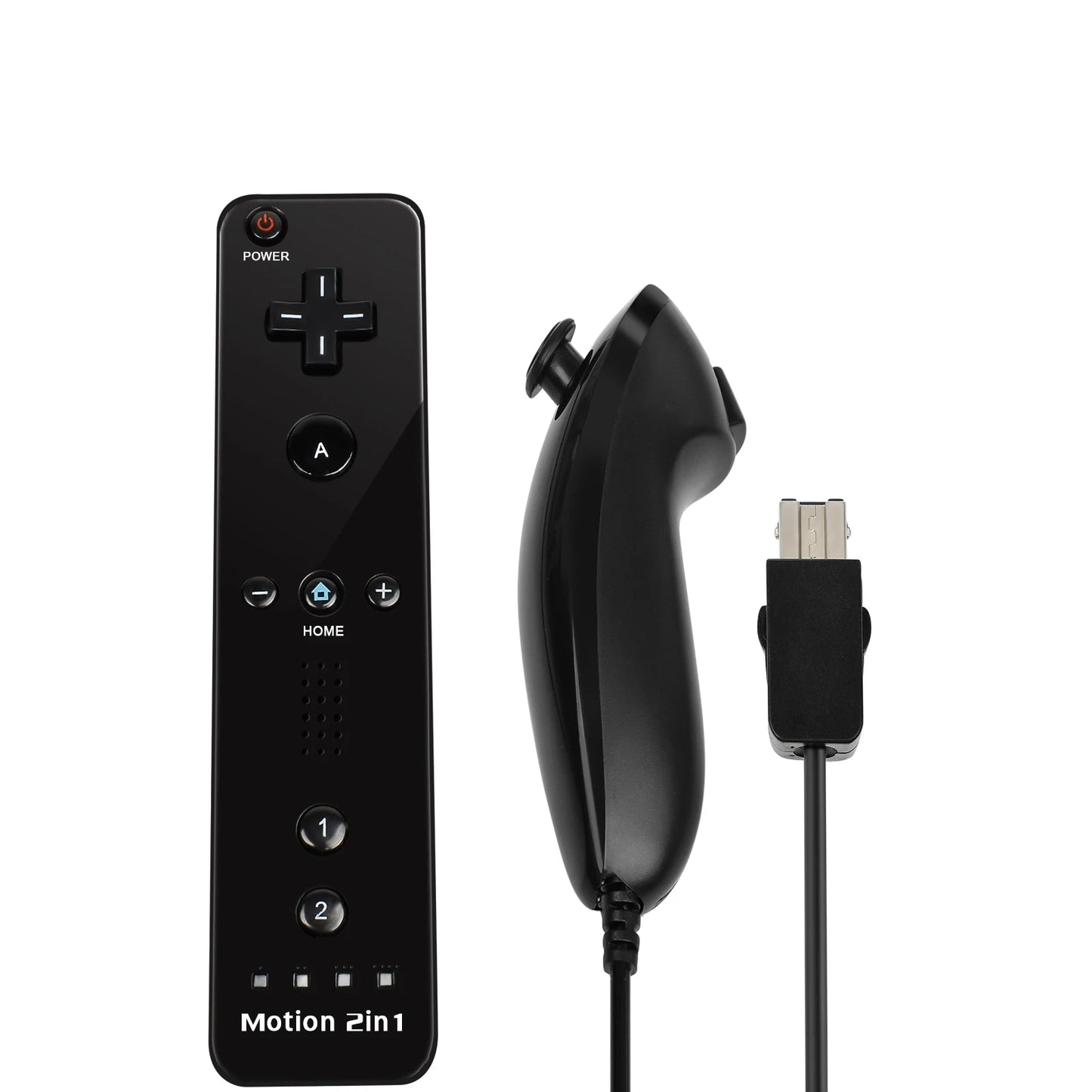 Controllers For Nintendo Wii 2 In 1 Left Right Controller Optional Motion Plus Set Game Remote Control Joystick Wireless Gamepad