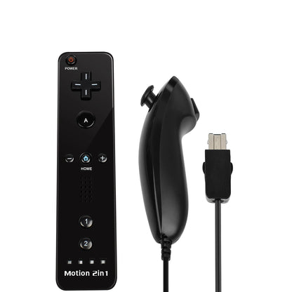 Controllers For Nintendo Wii 2 In 1 Left Right Controller Optional Motion Plus Set Game Remote Control Joystick Wireless Gamepad