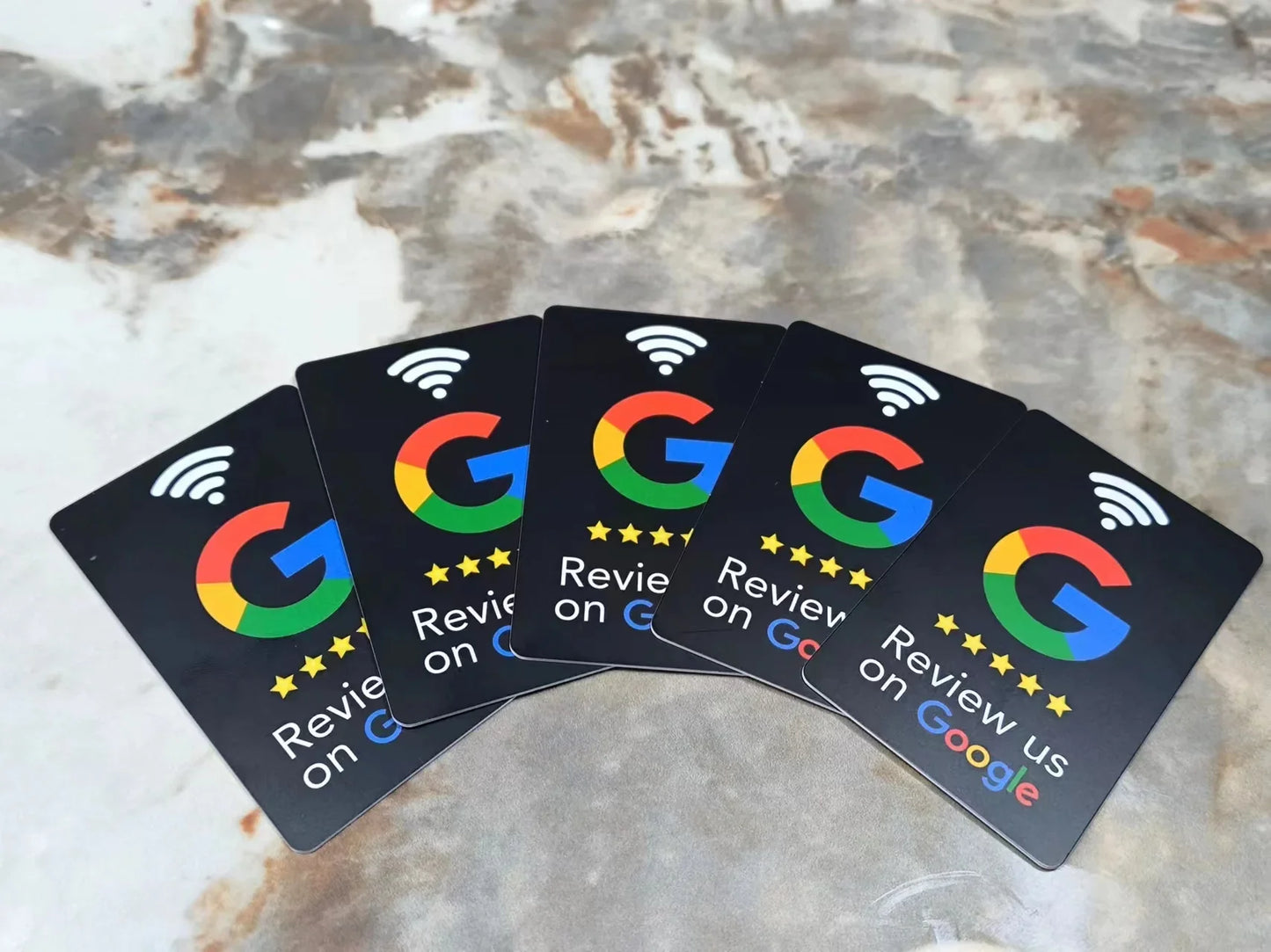 13.56MHz Programmable Acrylicl with Self-adhesive Backing NFC Table Sticker Diameter 10CM Google Reviews NFC Sticker NFC 215