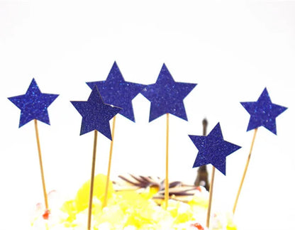 Music Party Cake Topper Guitar CD Optical Disc Musical Note Happy Birthday Decoration Baby Shower Party Dessert Baking Supplies