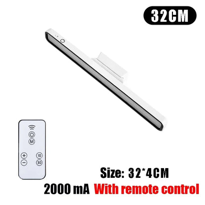 USB Rechargeable Light LED Desk Lamp Stepless Dimming Hanging Magnetic Bedroom Night Lights Reading Table Lamps Cabinet Wardrobe