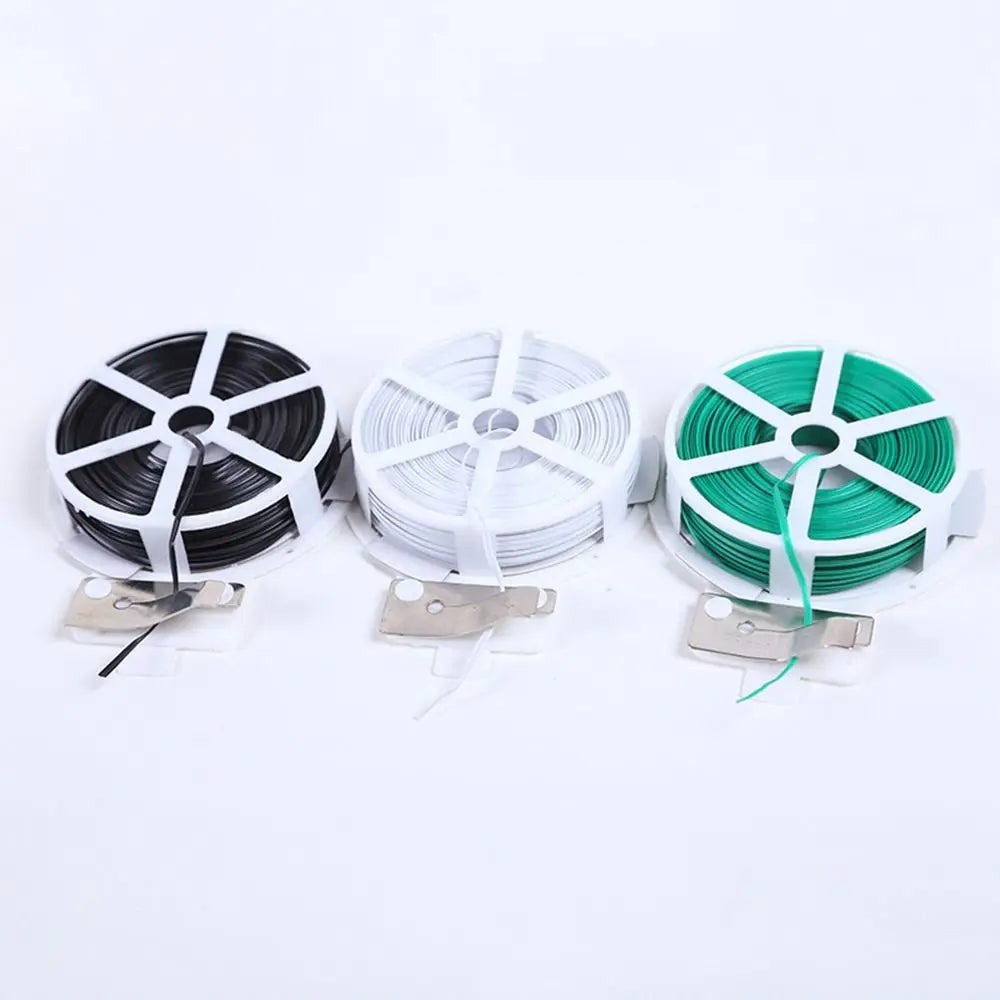 20/50/100m Garden Cable Ties Plant Climbing Lines Plant Twist Ties Power Wire Loop Tape Flower Plant Support Strap Tie